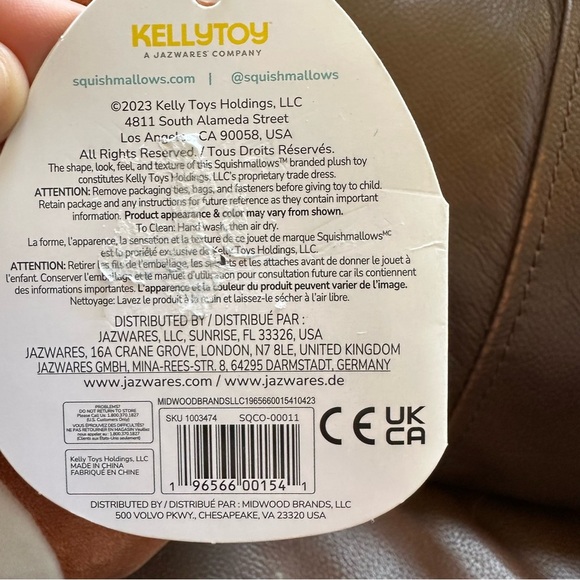 NWT Squishmallows Bernie the St. Bernard Dog - Picture 4 of 5